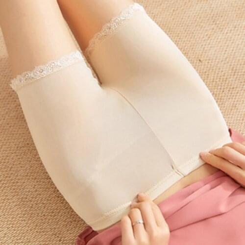 New Women Plus Big Size Safety Pants Soft And Comfortable Female Nylon Cotton Material Boxer Shorts With Lace Panties 2020 #YJ