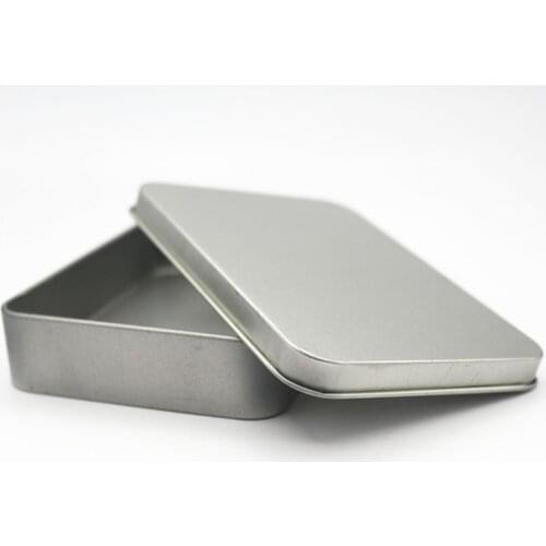 Tin Box Metal Storage Boxes with Sponge, Electronics Packaging Container