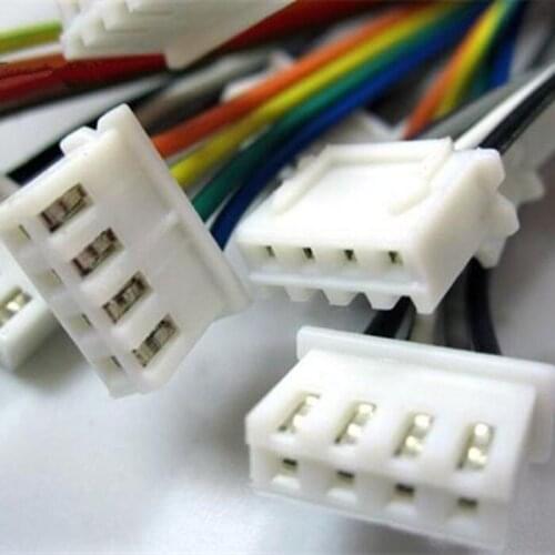 10PCS XH 2.54mm Single Plug Wire Connector 10/20/30cm 24AWG Wire Double Head Forward and Reverse 2/3/4/5/6/7/8/9/10P/12P