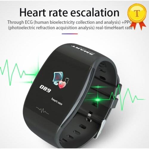 2018 Newest smartband heart rate escalation adifferent wat of wearing IP67 waterproof message reminder for Android IOS phones