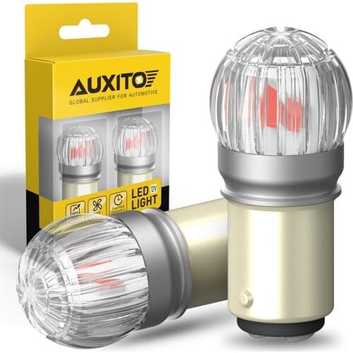 2X 7443 T20 Led W21/5W WY21W 3157 T25 3030SMD 1157 P21/5W Car Bulb BAY15D Auto Tail Light Red 1157 LED Brake Light DC 12V