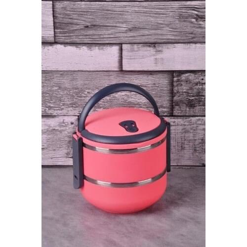 Bayev 2'Li Lunch box-Pink
