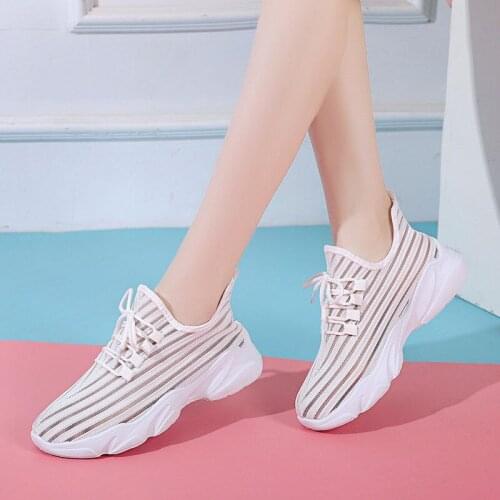 White Fashion Shallow Women Casual Shoes High Quality New Arrival Female Flat Casual Shoes Rubber Lace Up Women Sneakers