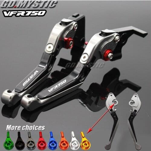 CNC Adjustable Folding Extendable Motorcycle Brake Clutch Levers For Honda VFR750 VFR 750 1991 1992 1993 1994 1995 1996 1997