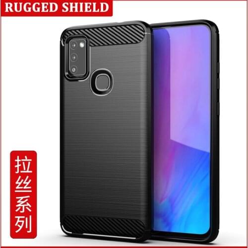 For Samsung Galaxy M51 SM-M515F/DSN 6.7" Carbon fiber Cover Phone Case Bumper Case Full Protection Phone Cover Shockproof Bumper