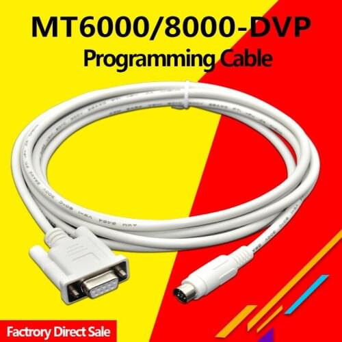 MT6000-DVP Suitable Veinview MT6000/MT8000 HMI To Delta DVP Series PLC Programming Cable MT8000-DVP