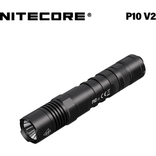 NITECORE P10 V2 1100 Lumens CREE XP-L2 V6 LED STROBE READ Ultra Compact Tactical Flashlight Gear,Law Enforcement,Military,Search