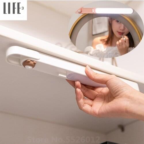3Life USB LED Night Light Mini Table Lights Eye Protection Reading Wardrobe Light With Hooks for Outddor Camping Lamp