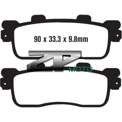 Organic Kevlar Brake Pads For KYMCO Downtown/Superdink 125i (V21000) 2009-2013 Rear OEM New High Quality