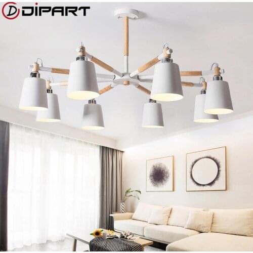 Northern Modern Europe wood LED ceiling lights living room bedroom childrens room ceiling lamp modern lustres de sala plafon