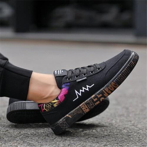 Men Casual Canvas Shoes Factory Outlet Fashion Sneakers Man Vulcanized Shoes Male Athletic Sneakers DropShipping Classic Brand