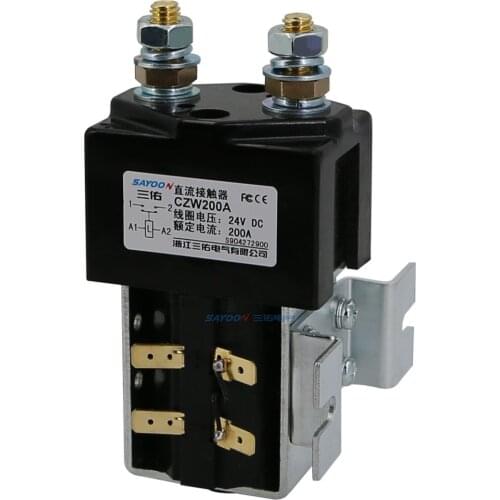 SAYOON CZW200A DC6V 12v 24V 36V 48V 60V 72V 200A contactor used for electric vehicles, engineering machinery and so on