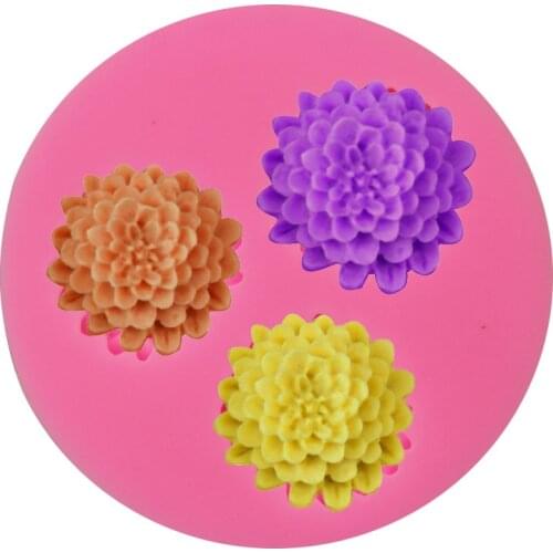 Pine cone flower modeling liquid silicone chocolate fondant baking mold cake decoration DIY gypsum dripping mold