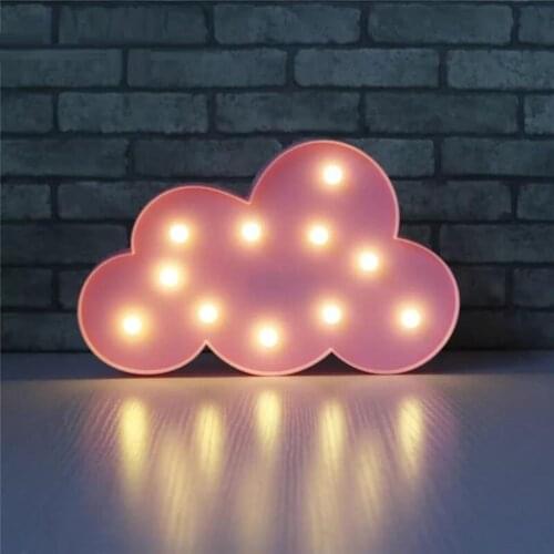 Led Light Pink Cloud Decorative Table Wall Night Light