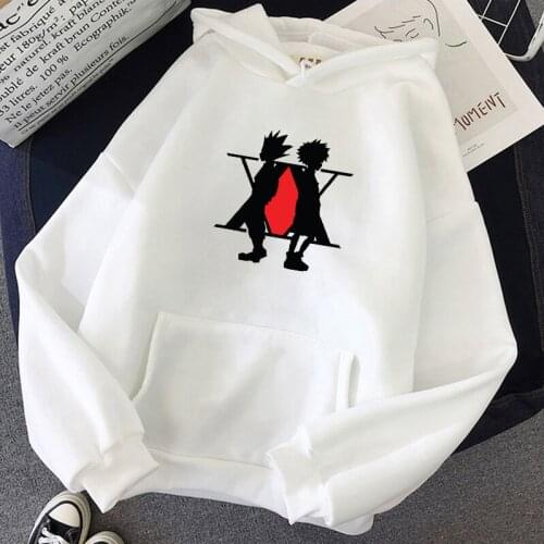 Hoodie For Men Womens hisoka Hunter X Hunter Print Warm Clothing Cartoons Fleece Streetwear Fashion Fleece Swearshirt Oversize
