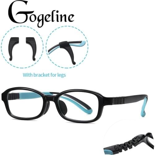 TR90 Anti Blue Light Kids square Glasses Frame Boys Girls Ultralight Optical Sepectacles For Children Computer Eyeglasses