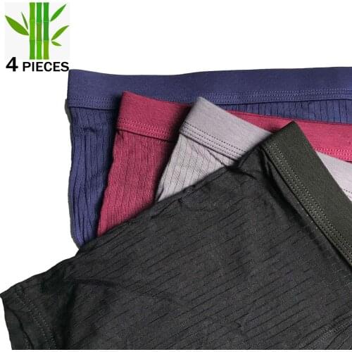 Sexy Underwear Men Pack Black Mens Boxers Letter Print Panties Solid Color Boxer Para Hombre For Gay Soft Bokserki Meskie Brand