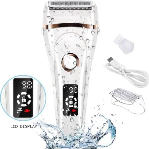 Women Shaver Painless Hair Removal Epilator Shaving Machine Female Depilator Hair Trimmer Bikini Electric Razor Wet & Dry Using
