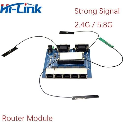 2.4G/5.8G Wifi Router module Dual Band/Frequency HLK-RM28E 4T4R Wifi module with 4 Antennas Strong Signal