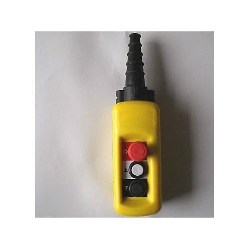 2 Speed Control Hoist Pushbutton Pendant Control Station With Emergency Switch