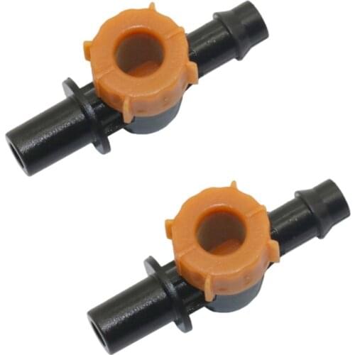 20 pcs control valve garden hose connector irrigation system control micro jet flow connection diameter 4mm hose