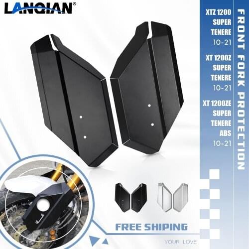 Motorcycle Aluminum Front fork protection Fork Leg Guards For Yamaha XT1200Z / XTZ1200 SUPER TENERE / ABS 2010-2021 Accessories