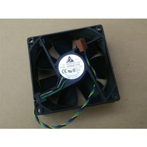 Free Shipping Original Delta AFB0912VH = AUB0912VH 9cm 90mm 90*90*25MM 9225 DC 12V 0.60A 4-pin pwm computer cpu cooling fans