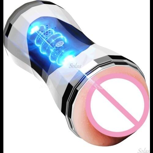 Masturbation Cup Vaginal Stimulator Silicone Sex Doll Vagina Simulator Sex Toy Oral Sex Masturbation Male Adult Products for 18