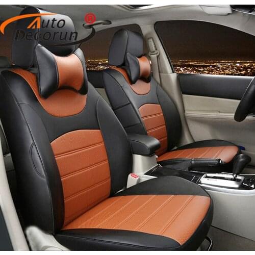 AutoDecorun PU leather car seats for Lexus ls430 ls460 ls400 seat covers sets for cars accessories seat cushion covers supports