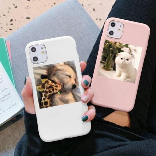 Funny Dog Cute Cat Cover For Xiaomi Poco X3 NFC F3 M3 Pro Redmi Note 10 9 Pro 10S 9S 9T Mi 11 10T 9 Lite SE 11i CC9E CC9 Case
