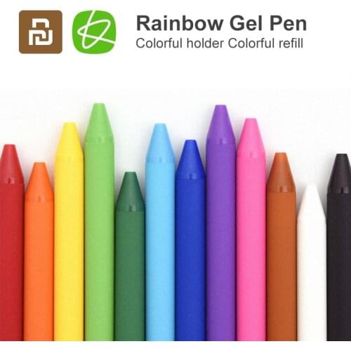 KACO Colorful Gel Pen 12 Colors 0.5mm Refill ABS Plastic Write Length 400m from Youpin Ecological Chain