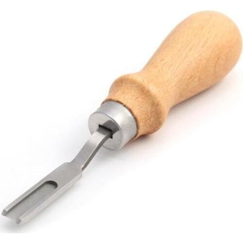DHL Leather Craft Edge Beveler Skiving Beveling Knife DIY Handmade Leather Edge Shovel Leather Trimming Knife Cutting Craft Tool