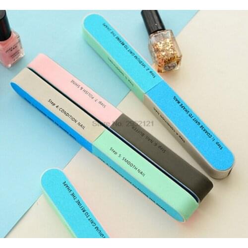 By ems or dhl 2000pcs Nail File Sanding Buffer Block Pedicure Manicure Buffing Polish Beauty Tools