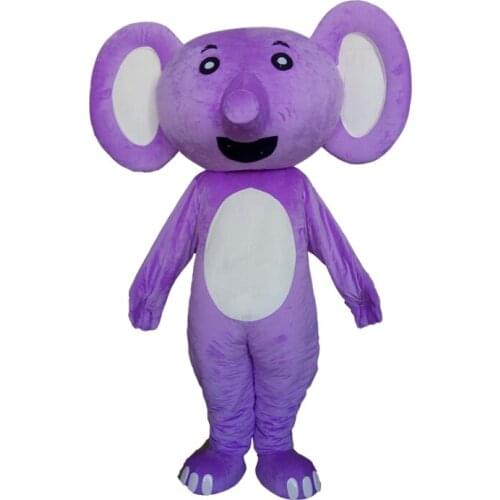 Purple Elephant Costume Cosplay Outfits Adult Women Men Cartoon Mascot costume For Carnival Festival Commercial Activity