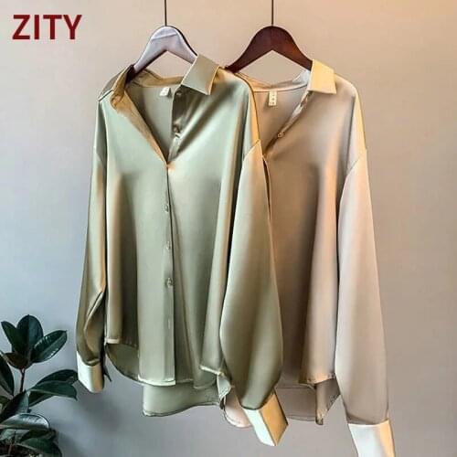 GEEKLIGHTING Womens Silk Shirts