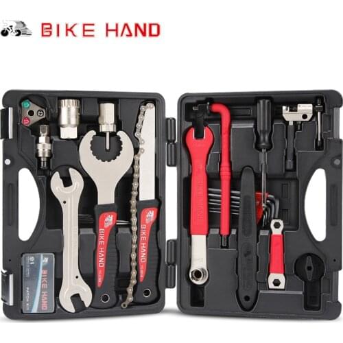 Repair Tool BIKE HAND 18 in 1 Combination Suit YC-728 Bicycle Multi-function Case Professional Maintenance box
