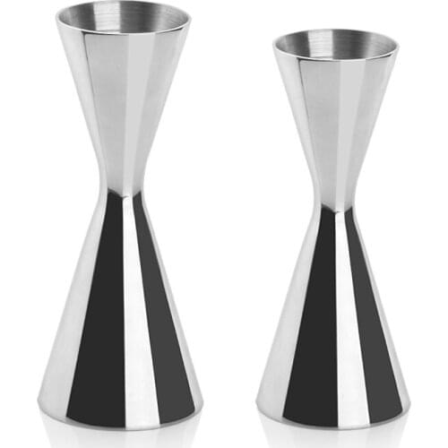 Kitchen Barware Bar Tools Stainless Steel Double End Measuring Oz Cup Bar Counter Cocktail Mixing Cup