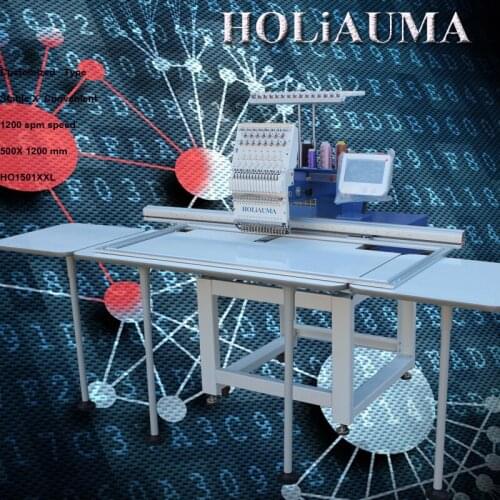 Single head best selling best price with large embroidery area 500*1200mm swf tajima computer embroidery japan machine price