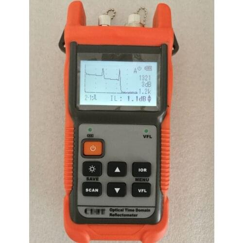 Optical Fiber Ranger MINI OTDR 12dB Fiber find fault tester 1310/1550nm +1mW VFL