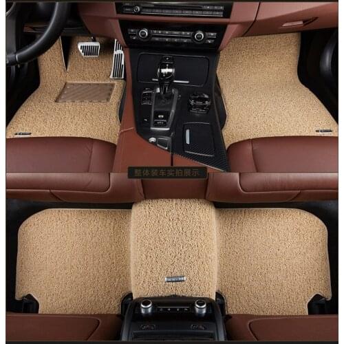 Custom Durable Wire Loop Mats Car Floor Carpets for Mercedes Benz GLK300 GLA200 E260 C180L C200 S/C/GLE/CLA/GLS/G/R/A