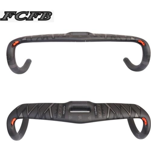 Torayca carbon handlebar Road Bicycle Handlebars bent bar internal routing matt bike parts 40/42/44cm cycling parts road bike