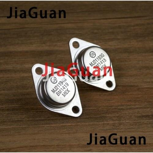 New original ON MJ21193G MJ21194G TO-3 transistors audio tube MJ21193 MJ21194 High power tube Gold seal tube 250W 125V 16A
