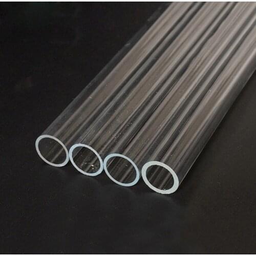 1pcs 208mm long 35/36/38/40mm outer diameter high transparency acrylic tube organic glass plastic pipe 25mm-34mm inner DIA