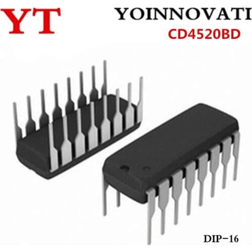 10PCS CD4520BD CD4520B IC DIP16