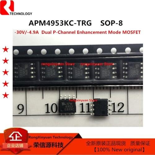 20pcs APM4953KC-TRG APM4953KC-TRL APM4953KC APM4953 4953 -30V/-4.9A Dual P-Channel Enhancement Mode MOSFET 100% New original