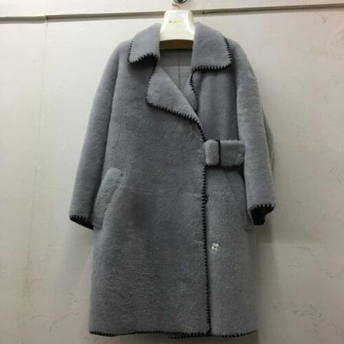 2017 hot sale natural rex rabbit fur women real coat high quality 100% genuine rex rabbit fur chinchilla color winter jacket