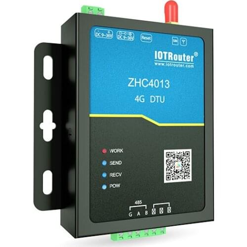 4g DTU Wireless Data Collection RS485 to 4G IoT Transparent Transmission Module ZHC4013