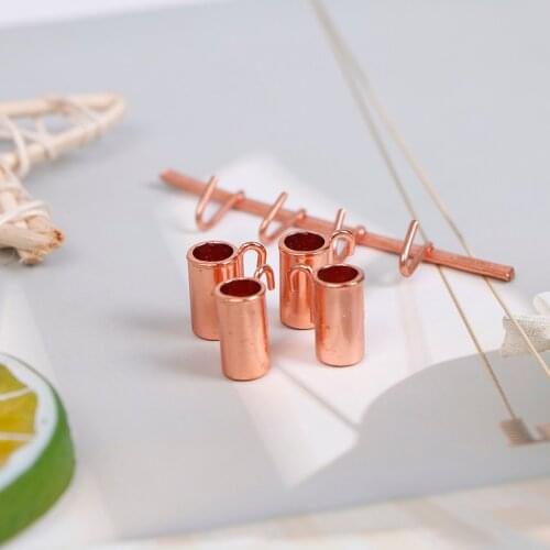 5pcs/set 1:12 Dollhouse Miniature Copper Kettle Cup Hook Set Kitchen Accessories Toys Dollhouse Furniture