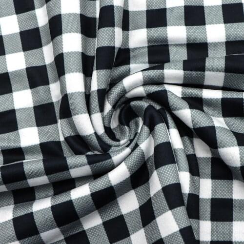 50*150cm Chevron Double Brushed Poly Knit Stretch Cotton Fabric Patchwork Sewing Quilting Needlework Material DIY Cloth,c15264