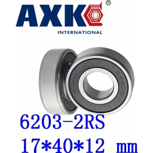 2019 Promotion Thrust Bearing 10pcs Free Shipping Double Rubber Sealing Cover Deep Groove Ball Bearing 6203-2rs 17*40*12 Mm